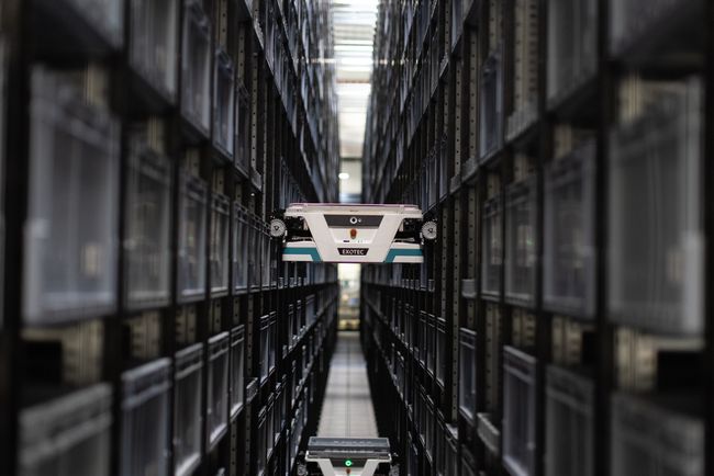 Exotec et Dexter ont  annoncé l'implantation de système Skypod® dans six centres stratégiques de grandes entreprises nationales et internationales ces six derniers mois.<br>
          Crédit photo : Exotec