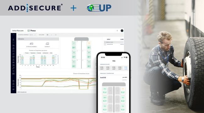 AddSecure et Unity Plan s'associent pour proposer un systme TPMS certifi R141 pour le rtrofit des flottes afin de les rendre plus sres
