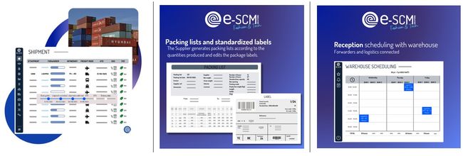 Le module TMS d'e-SCM