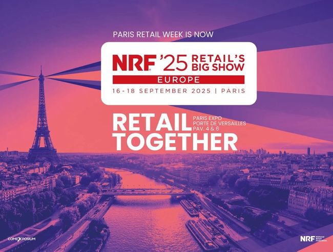 NRF 2025 – Retail’s Big Show Europe se tiendra du 16 au 18 septembre à Paris Expo Porte de Versailles.<br>
Crdit photo : Comexposium