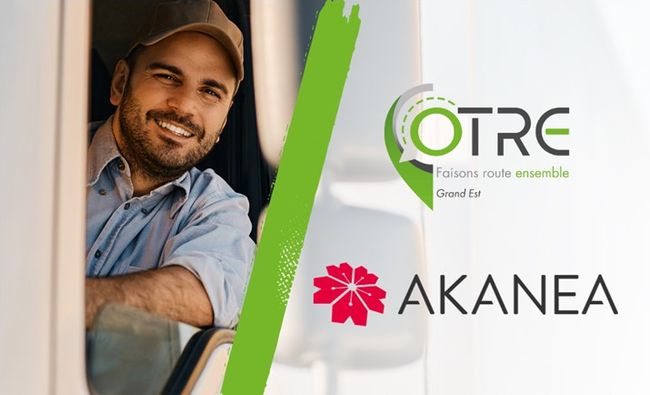 En devenant partenaire de l'OTRE Grand Est, AKANEA souhaite se rapprocher des  transporteurs de la région.