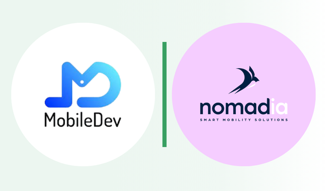 MobileDev est un diteur franais reconnu pour sa solution logicielle tout-en-un F.i360<br>
                                Crédit photo : Nomadia.