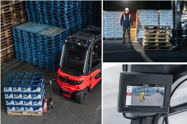 À Préventica, Fenwick-Linde dévoile ses solutions innovantes pour prévenir les accidents et TMS en entrepôt<br>
          Crédit photo : Fenwick-Linde.