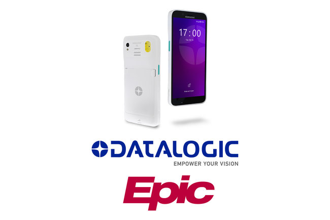 Datalogic annonce la certification de son terminal mobile Memor 17 Healthcare pour une utilisation avec l’application clinique Epic Rover, largement déployée dans les hôpitaux.<br>
          Crédit photo : Datalogic.