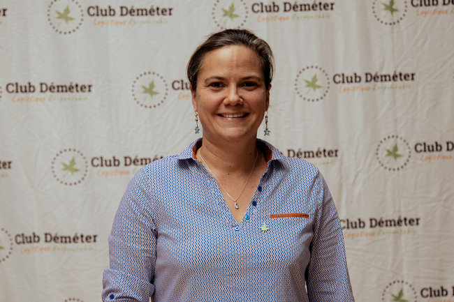 Valentine de Saintignon, Directrice Supply Chain Omnicanale Auchan Retail France & Administratrice du Club Déméter.<br>
                              Crédit photo : Club Demeter.