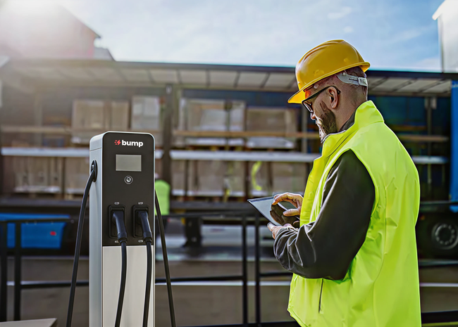 La plateforme web sera présentée sur Solutrans 2025.<br>
Crédit photo : Bump.