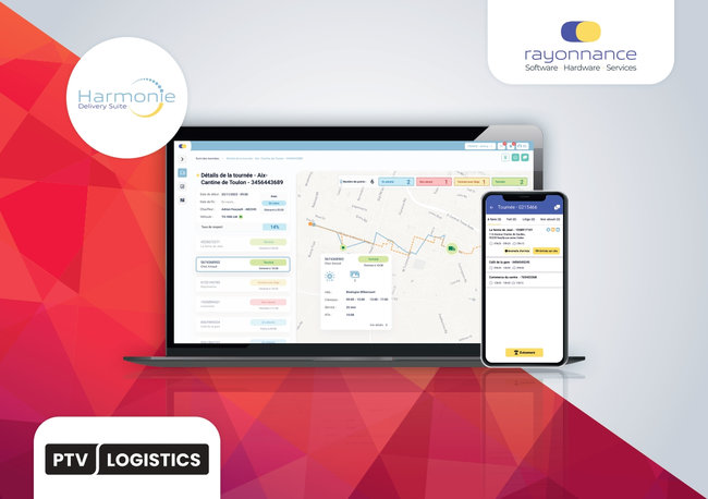 Dcouvrez les solutions de PTV Logistics et Rayonnance, Hall 1, Stand A 032<br>
   Crédit photo : PTV Logistics / Rayonnance