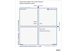 Infios distingué dans le rapport Gartner Voice of the Customer 2025