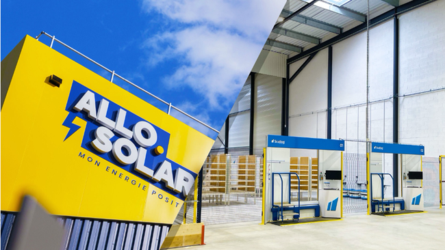 ALLO SOLAR s’est doté en juin 2025 d’une nouvelle plateforme logistique de 4 000 m².<br>
          Crédit photo : ALLO SOLAR / SCALLOG.