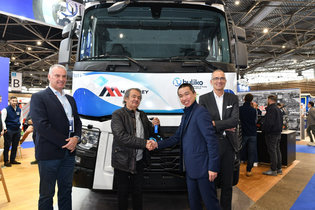 Premier camion hydrogène « approche chantier »