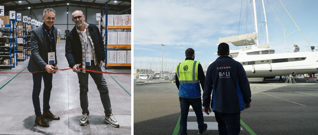 De gauche à droite – Christian Debucquet, Directeur des opérations du Groupe Blondel et Richard Lacaze, Directeur Achats & Supply Chain du Groupe CATANA.<br>
        Crédit photo : Groupe BLONDEL