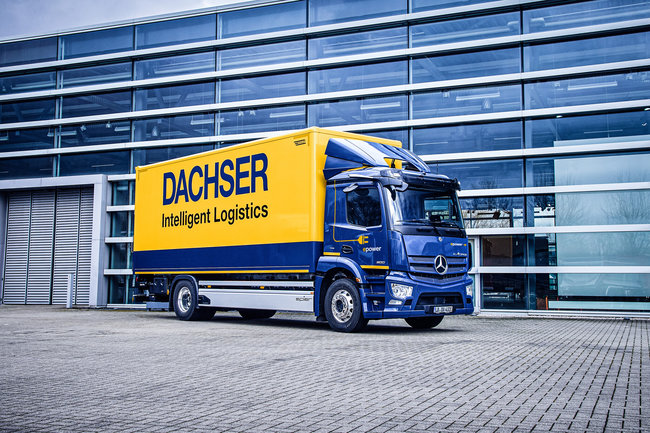 DACHSER déploie à Toulouse son dispositif « Emission-Free Delivery », déjà opérationnel à Paris et Strasbourg.<br>
          Crédit photo : DACHSER