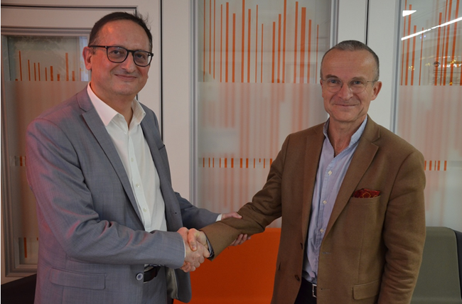 Stéphane Navarra et Yann de Feraudy<br>
              Crédit photo : France Supply Chain.