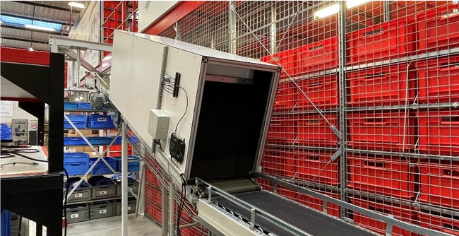 Le d&eacute;ploiement a &eacute;t&eacute; r&eacute;alis&eacute; sur le site logistique de Jonage (69), d&eacute;di&eacute; &agrave; la pr&eacute;paration de commandes &agrave; forte volum&eacute;trie de composants &eacute;lectroniques de petite taille. <br>
                            &copy; TIMCOD.