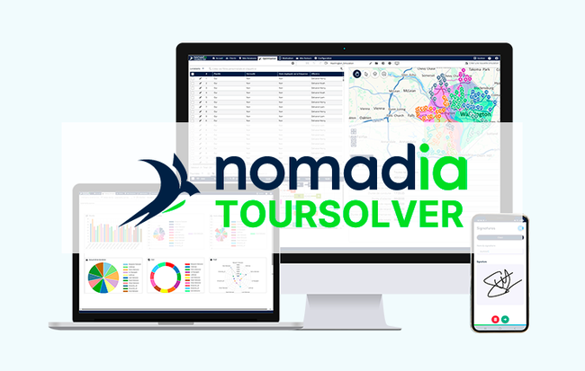 Nomadia propose une optimisation de tourn&eacute;es &laquo; pr&ecirc;te &agrave; l&rsquo;emploi &raquo;, activable rapidement, tout en s&rsquo;appuyant sur le m&ecirc;me socle technologique que ses solutions historiques.<br>
                                Cr&eacute;dit photo : Nomadia.