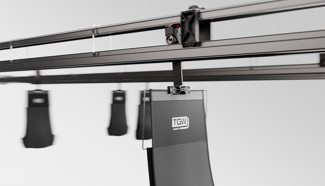 Le trieur &agrave; poches  SmartPocket de TGW Logistics utilise des robots mobiles autonome<br>
  Cr�dit photo : TGW Logistics