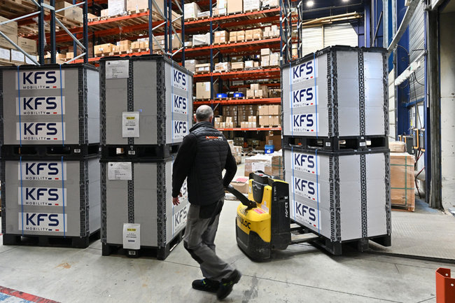 Le choix de KFS Mobility s&rsquo;est port&eacute; sur le Flex-Box, une innovation qui conjugue simplicit&eacute; d&rsquo;usage et efficacit&eacute;.