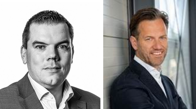 Marco van Walraven et Bart Coenen.<br>
  Cr&eacute;dit photo : ID Logistics