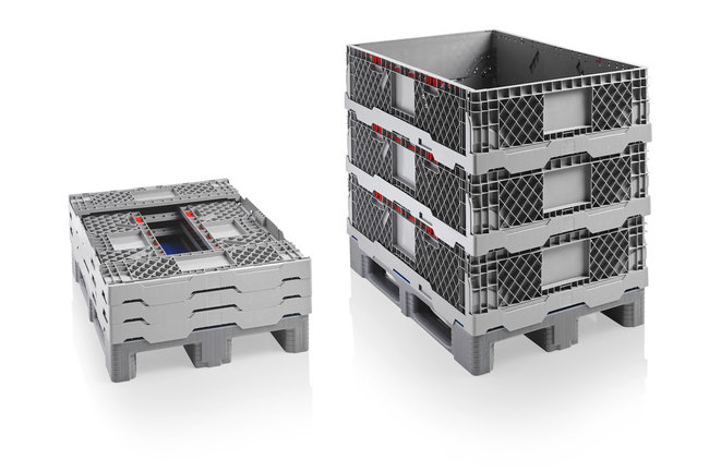 La CC1 s&rsquo;inscrit dans une logique de supply chain circulaire : enti&egrave;rement r&eacute;utilisable, r&eacute;parable gr&acirc;ce &agrave; des pi&egrave;ces rempla&ccedil;ables et recyclable en fin de vie<br>
                            Cr&eacute;dit photo :  Groupe Craemer
