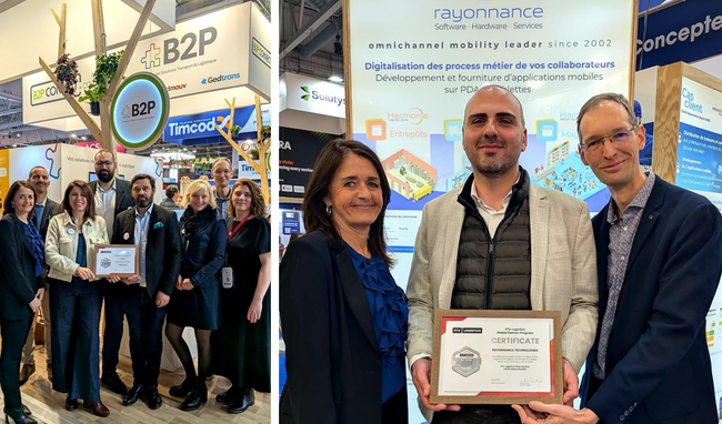 Nouveau programme de partenariat avec B2P et Rayonnance.<br>
   Cr&eacute;dit photo : PTV Logistics