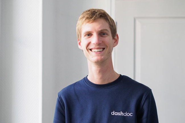 Benoit Joncquez, CEO et co-fondateur de Dashdoc.<br>
                            Cr&eacute;dit photo : Dashdoc.