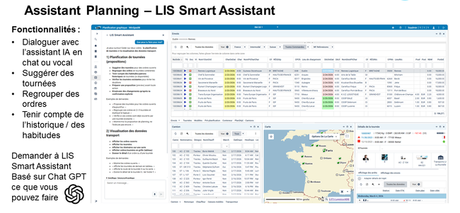 LIS Smart Assistant permet aux utilisateurs d'interagir avec WinSped en langage naturel, par écrit ou à la voix (Cliquez sur le visuel pour l'agrandir).<br>
Crédit photo : LIS