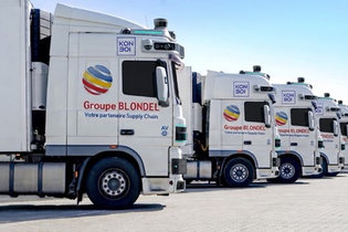 Le Groupe Blondel teste l'IA embarqu&eacute;e de  Konboi sur ses poids lourds