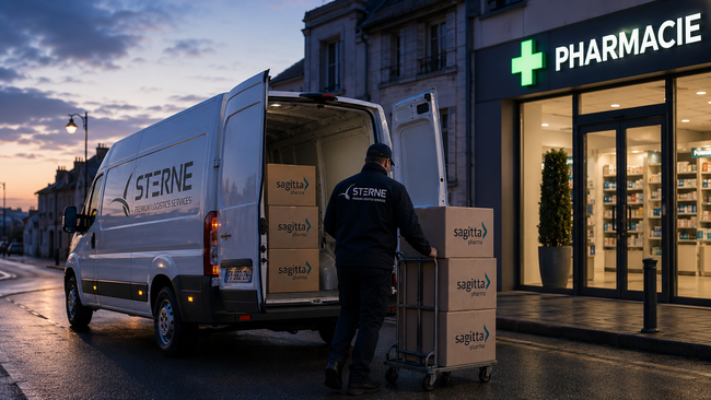 Pr&egrave;s d&rsquo;une centaine de pharmacies doivent progressivement b&eacute;n&eacute;ficier de cette organisation, avec des commandes prises plus tardivement et des livraisons r&eacute;alis&eacute;es avant leur ouverture le lendemain matin.<br>
                            Cr&eacute;dit photo : STERNE.