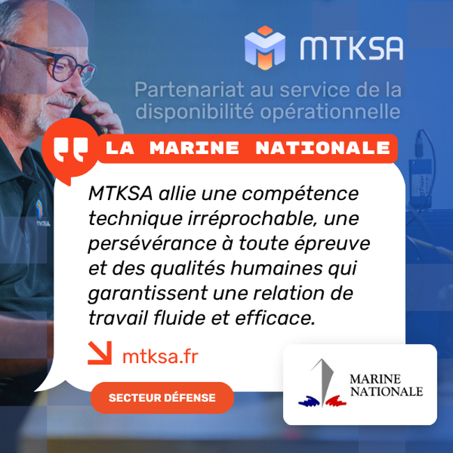 MTKSA publie l'&Eacute;tude de Cas Marine Nationale : Un retour d'exp&eacute;rience complet sur le reconditionnement, la maintenance pr&eacute;ventive et la mise en conformit&eacute; r&eacute;glementaire des stockeurs de la Marine Nationale..<br>
Cr�dit photo : MTKSA