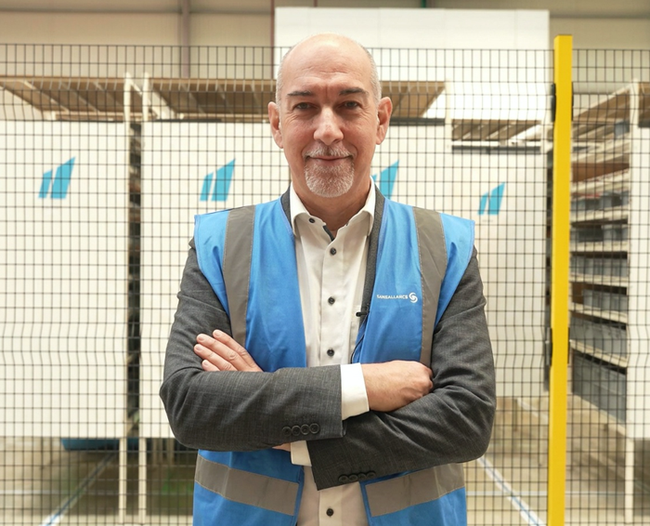 Emmanuel Louis, Directeur G&eacute;n&eacute;ral de la BU Logistique de TRANSALLIANCE.<br>
          Cr&eacute;dit photo : SCALLOG.