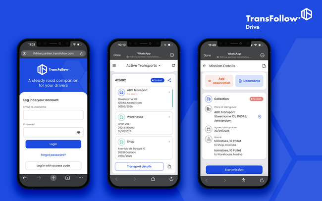 TransFollow Drive est d&eacute;sormais accessible via n&rsquo;importe quel navigateur web, en compl&eacute;ment des applications mobiles existantes.<br>
          Cr&eacute;dit photo : TransFollow