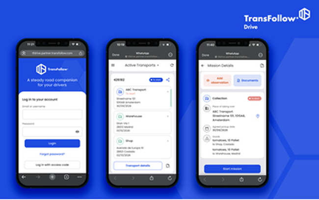TransFollow Drive est d&eacute;sormais accessible via n&rsquo;importe quel navigateur web, en compl&eacute;ment des applications mobiles existantes.<br>
          Cr&eacute;dit photo : TransFollow