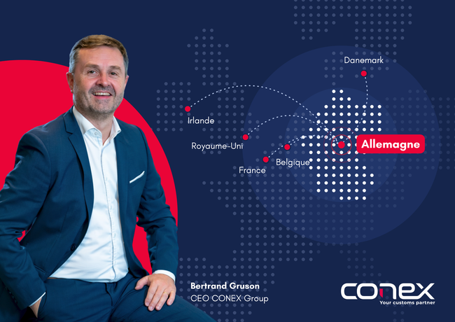 Bertrand Gruson, pr&eacute;sident du groupe CONEX.<br>
          Cr&eacute;dit photo : CONEX.