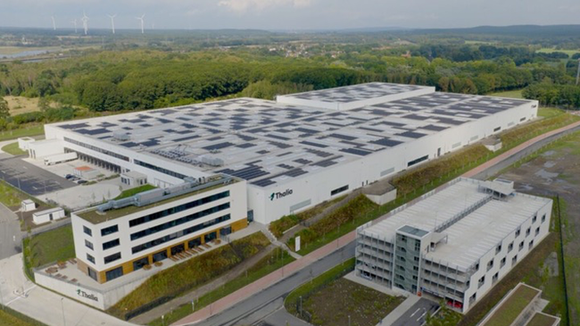 Inaugur� le 1er octobre � Marl, le nouveau hub logistique de Thalia s��tend sur 56 000 m�<br>
          Cr&eacute;dit photo : Element Logic