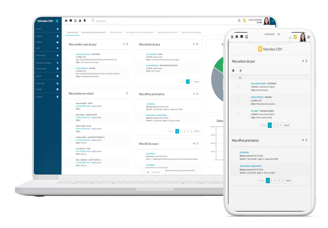 YellowBox CRM s’adapte parfaitement aux enjeux et exigences du secteur du transport et de la logistique, et permet à votre entreprise d’optimiser l’ensemble de vos opportunités commerciales<br>
(Cliquez sur le visuel pour l'agrandir</em>)