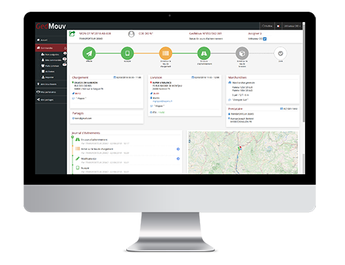 Avec notre solution de track & trace GedMouv, les chargeurs et les commissionnaires peuvent transmettre les ordres de transport à leurs prestataires et ces derniers leur remonter les informations de livraison