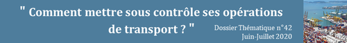 "Comment mettre sous contrôle ses opérations de transport ?"