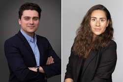 Laura Bauche, Responsable du d&eacute;veloppement commercial, et R&eacute;my Spina, Chef d&rsquo;entreprise d&rsquo;Actemium Maintenance Airport Logistics