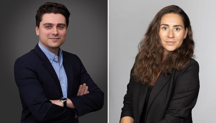 Laura BAUCHE, Responsable du d&eacute;veloppement commercial et R&eacute;my SPINA, Chef d&rsquo;entreprise d&rsquo;Actemium Maintenance Airport Logistics