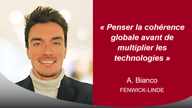 Antoine-Emilien Bianco, Ingénieur Commercial Solutions Automatisées chez Fenwick-Linde
