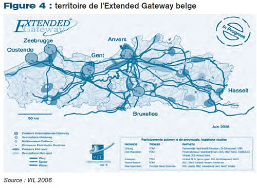 Territoire de l’Extended Gateway belge