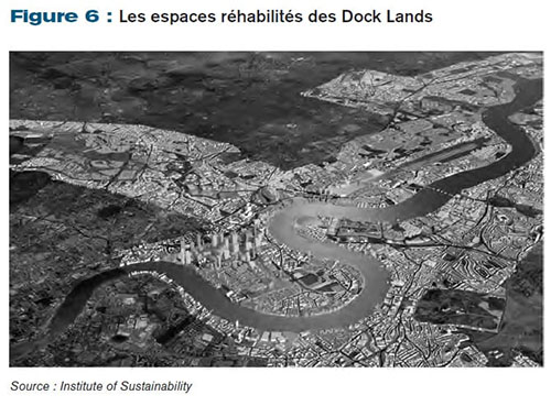 Les espaces réhabilités des Dock Lands