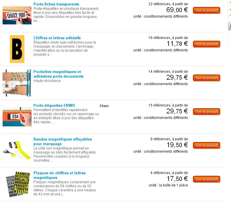 Achat signalisation entrept