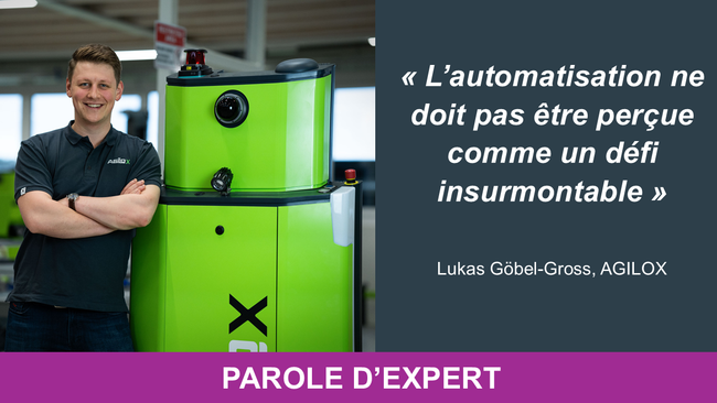 Lukas Göbel-Gross, Directeur Commercial France d’AGILOX.