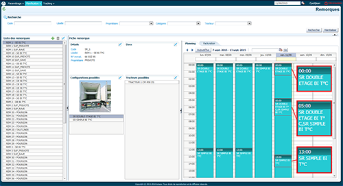 Acteos : Configuration et disponibilité des ressources de transport